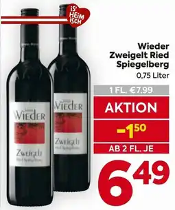 Billa Wieder Zweigelt Ried Spiegelberg Angebot