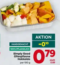 Billa Simply Good Ofenpfanne Hokkaido Angebot