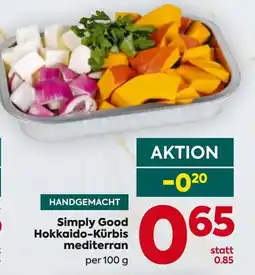 Billa Simply Good Hokkaido-Kürbis mediterran Angebot