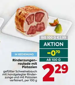 Billa Rinderzungenroulade mit Pistazien Angebot