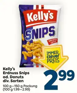 Billa Kelly's Erdnuss Snips Angebot