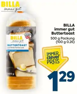 Billa BILLA immer gut Buttertoast Angebot