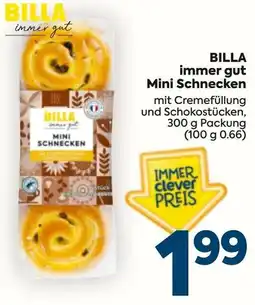 Billa Billa Mini Schnecken Angebot