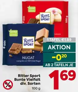 Billa Ritter Sport Bunte Vielfalt Angebot