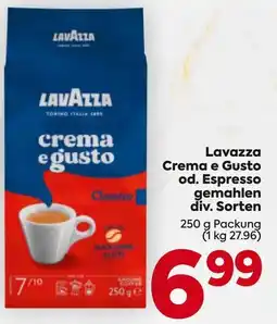 Billa Lavazza Crema e Gusto Angebot