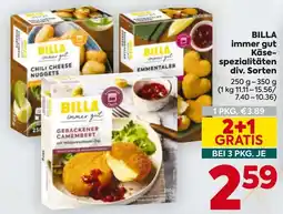 Billa Billa immer gut Käse-Spezialitäten Angebot