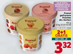 Billa Franui gefrorene Früchte Angebot