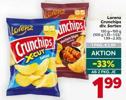 Billa Lorenz Crunchips Angebot
