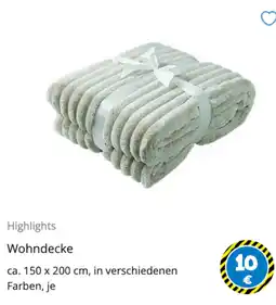 TEDi Wohndecke Angebot