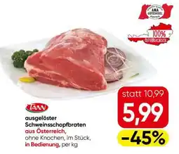 Eurospar TANN ausgelöster Schweinsschopfbraten Angebot