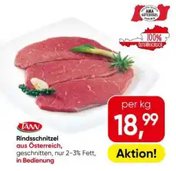 Eurospar RINDSSCHNITZEL Angebot