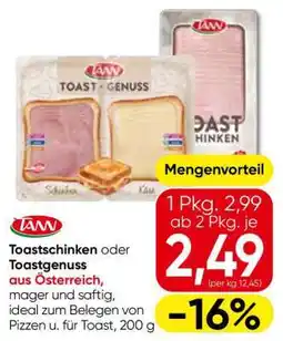 Eurospar Toastschinken oder Toastgenuss Angebot