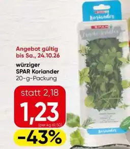 Eurospar SPAR Koriander Angebot