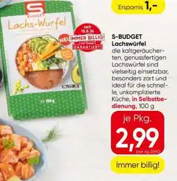 Eurospar S-BUDGET Lachswürfel Angebot