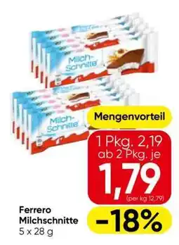 Eurospar Ferrero Milchschnitte Angebot