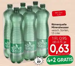 Eurospar Roemerquelle Mineralwasser Angebot