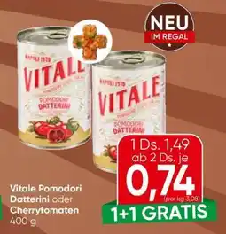 Eurospar Vitale Pomodori Datterini oder Cherrytomaten Angebot