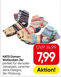 Eurospar HATS Damen Wollsocken 3er Angebot
