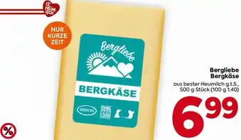 Billa Bergliebe Bergkäse Angebot