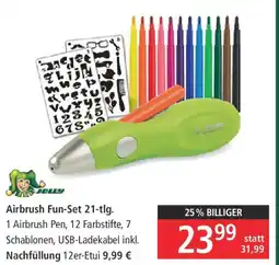 Pagro Diskont Airbrush Fun-Set 21-tlg. Angebot
