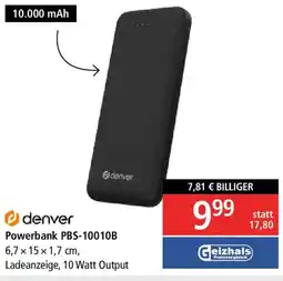 Pagro Diskont denver Powerbank PBS-10010B Angebot