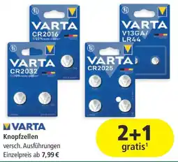 Pagro Diskont VARTA Knopfzellen Angebot