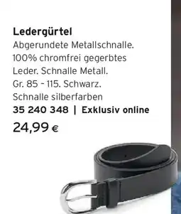 Tchibo Eduscho Ledergürtel Angebot