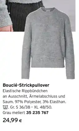 Tchibo Eduscho Bouclé-Strickpullover Angebot