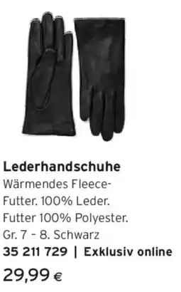 Tchibo Eduscho Lederhandschuhe Angebot