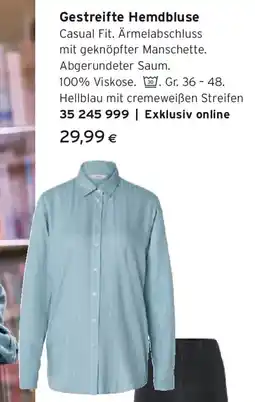 Tchibo Eduscho Gestreifte Hemdbluse Angebot