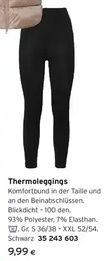 Tchibo Eduscho Thermoleggings Angebot
