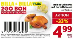Billa Halbes Grillhuhn mit Kartoffelsalat Angebot