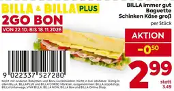 Billa BILLA immer gut Baguette Schinken Käse groß Angebot