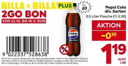 Billa Pepsi Angebot