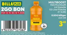 Billa Multiboost Mehrfruchtsaft mit Karotte Angebot