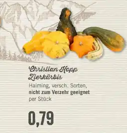 Der Grissemann Christian Hopp Zierkürbis Angebot