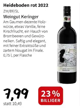 Der Grissemann Heideboden rot 2022 Weingut Keringer Angebot