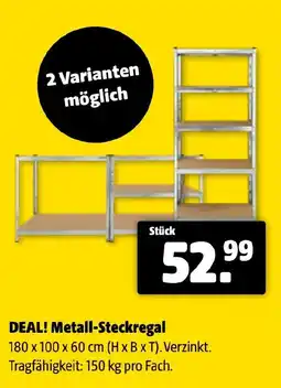 Der Grissemann DEAL! Metall-Steckregal Angebot