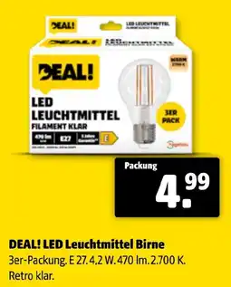 Der Grissemann DEAL! LED Leuchtmittel Birne Angebot