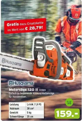 Husqvarna Motorsäge 120 II