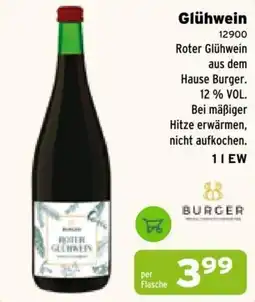 Salzburger Lagerhaus Roter Glühwein Burger Angebot