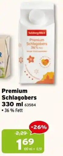 Salzburger Lagerhaus Kaldberg-Milch Premium Schlagobers Angebot