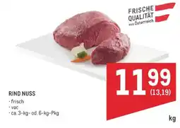 Metro Rind Nuss Angebot