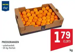 Metro Metro Chef Pressorangen Angebot