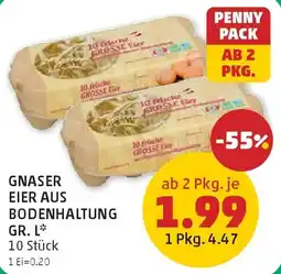 PENNY Gnaser Eier aus Bodenhaltung Angebot