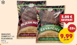PENNY Brajlovic Cevapcici* od. Pljeskavica Angebot