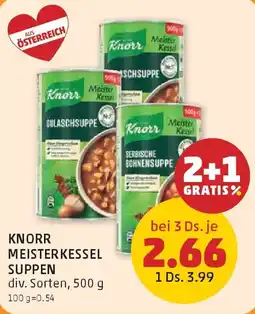 PENNY Knorr Meisterkessel Suppen Angebot