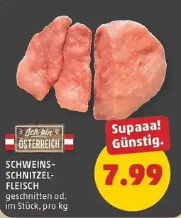 PENNY Schweins-Schnitzel-Fleisch Angebot