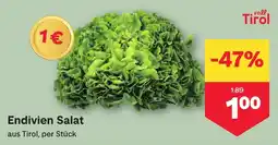 MPreis Endivien Salat aus Tirol Angebot