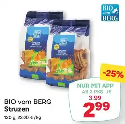 MPreis BIO vom BERG Struzen Angebot